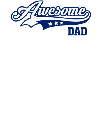 Awesome Dad Blue